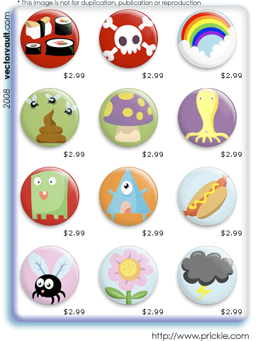 VECTOR BADGES at Prickle