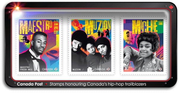 Canadian Hip Hop Trailblazer Stamps